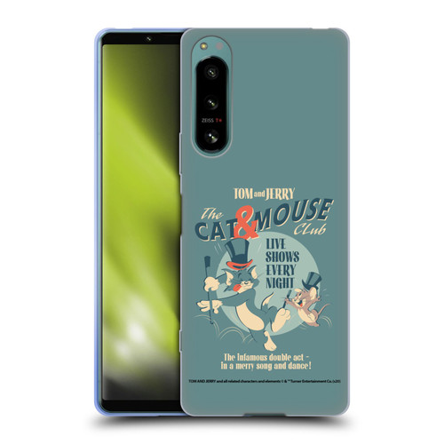 Tom and Jerry Retro Cat & Mouse Club Soft Gel Case for Sony Xperia 5 IV