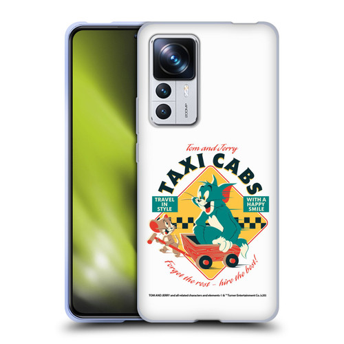 Tom and Jerry Retro Taxi Cabs Soft Gel Case for Xiaomi 12T Pro