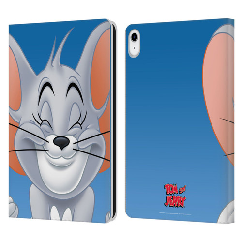Tom and Jerry Full Face Nibbles Leather Book Wallet Case Cover For Apple iPad 10.9 2022/2025