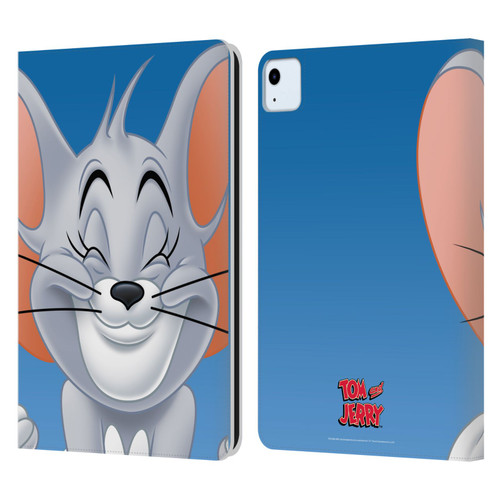 Tom and Jerry Full Face Nibbles Leather Book Wallet Case Cover For Apple iPad Air 11 2020/2022/2024