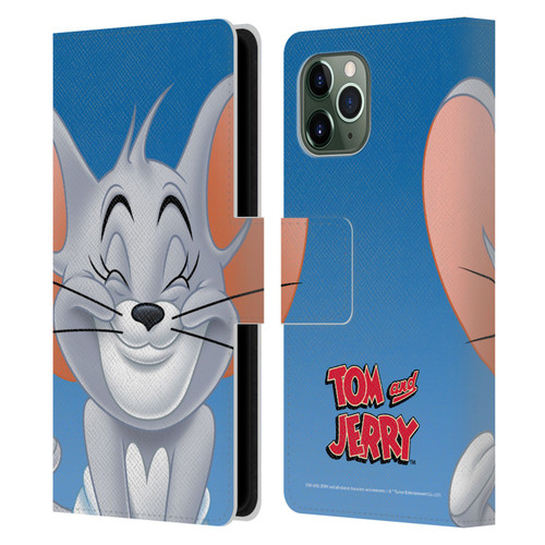 Tom and Jerry Full Face Nibbles Leather Book Wallet Case Cover For Apple iPhone 11 Pro
