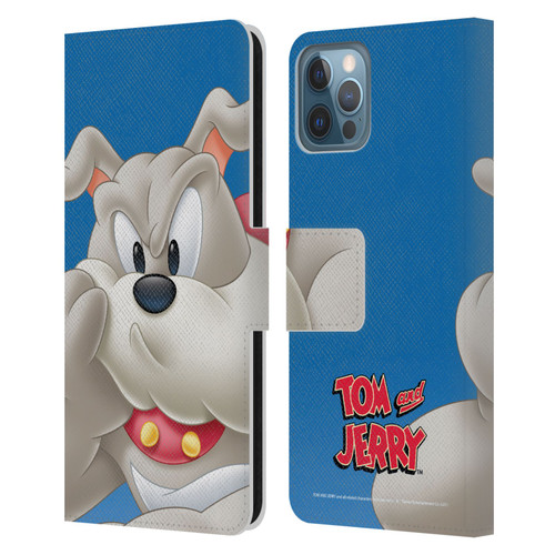 Tom and Jerry Full Face Spike Leather Book Wallet Case Cover For Apple iPhone 12 / iPhone 12 Pro