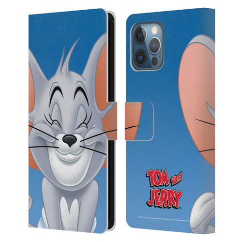 Tom and Jerry Full Face Nibbles Leather Book Wallet Case Cover For Apple iPhone 12 Pro Max