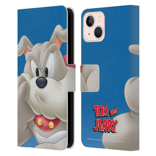 Tom and Jerry Full Face Spike Leather Book Wallet Case Cover For Apple iPhone 13