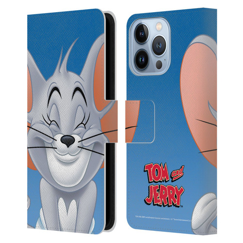 Tom and Jerry Full Face Nibbles Leather Book Wallet Case Cover For Apple iPhone 13 Pro