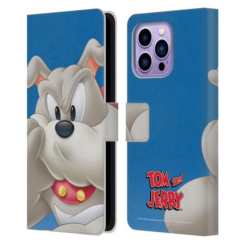 Tom and Jerry Full Face Spike Leather Book Wallet Case Cover For Apple iPhone 14 Pro Max