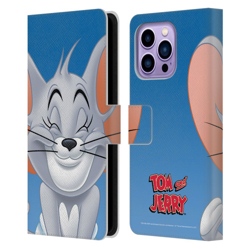 Tom and Jerry Full Face Nibbles Leather Book Wallet Case Cover For Apple iPhone 14 Pro Max