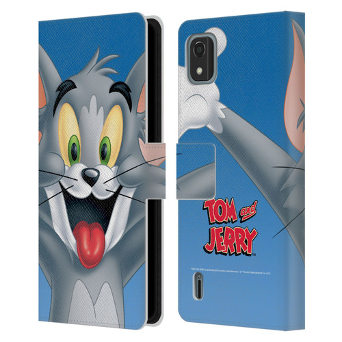 Tom and Jerry Full Face Tom Leather Book Wallet Case Cover For Nokia C2 2nd Edition