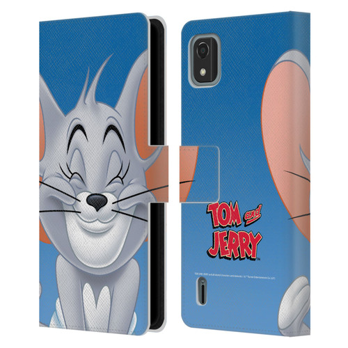 Tom and Jerry Full Face Nibbles Leather Book Wallet Case Cover For Nokia C2 2nd Edition