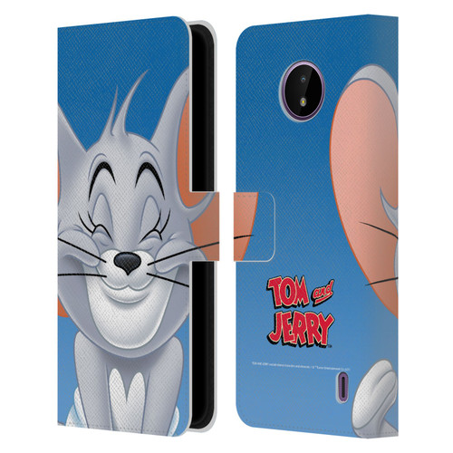 Tom and Jerry Full Face Nibbles Leather Book Wallet Case Cover For Nokia C10 / C20