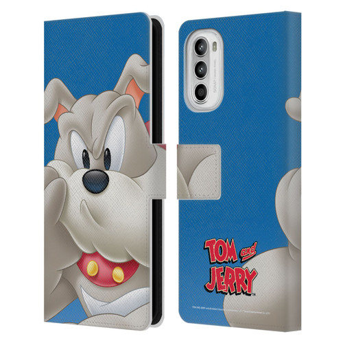 Tom and Jerry Full Face Spike Leather Book Wallet Case Cover For Motorola Moto G52