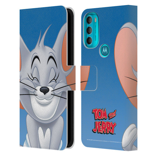 Tom and Jerry Full Face Nibbles Leather Book Wallet Case Cover For Motorola Moto G71 5G