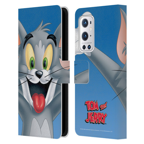 Tom and Jerry Full Face Tom Leather Book Wallet Case Cover For OnePlus 9 Pro