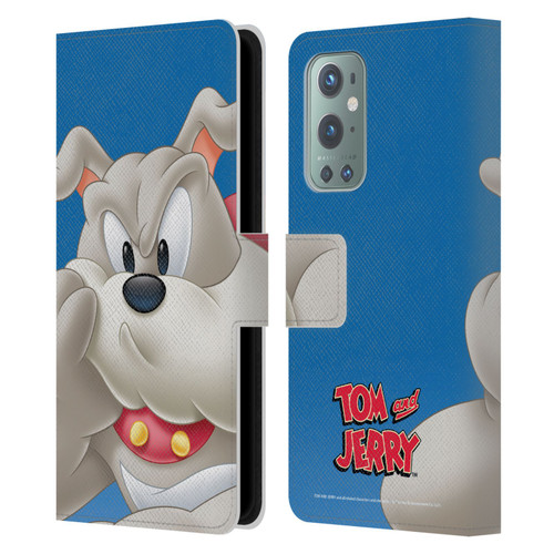 Tom and Jerry Full Face Spike Leather Book Wallet Case Cover For OnePlus 9