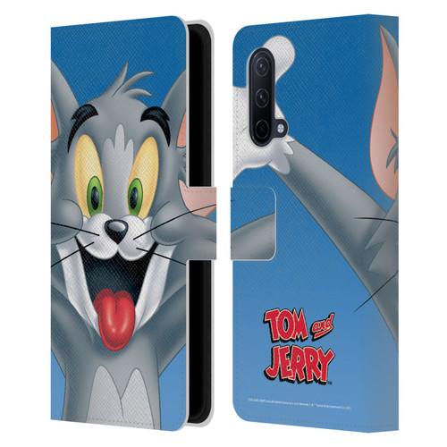 Tom and Jerry Full Face Tom Leather Book Wallet Case Cover For OnePlus Nord CE 5G