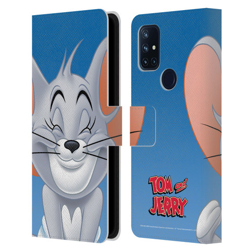 Tom and Jerry Full Face Nibbles Leather Book Wallet Case Cover For OnePlus Nord N10 5G