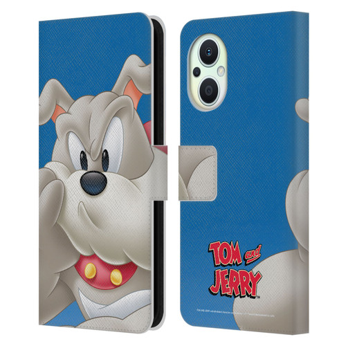 Tom and Jerry Full Face Spike Leather Book Wallet Case Cover For OPPO Reno8 Lite