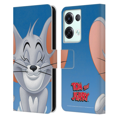 Tom and Jerry Full Face Nibbles Leather Book Wallet Case Cover For OPPO Reno8 Pro