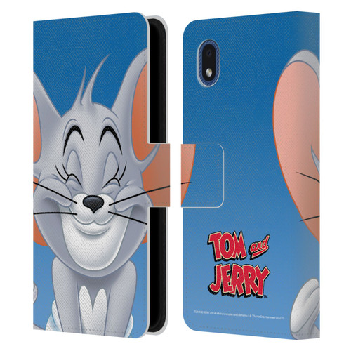 Tom and Jerry Full Face Nibbles Leather Book Wallet Case Cover For Samsung Galaxy A01 Core (2020)