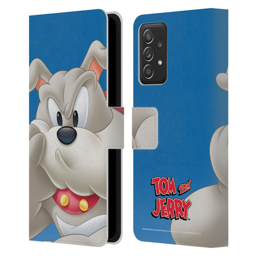 Tom and Jerry Full Face Spike Leather Book Wallet Case Cover For Samsung Galaxy A52 / A52s / 5G (2021)