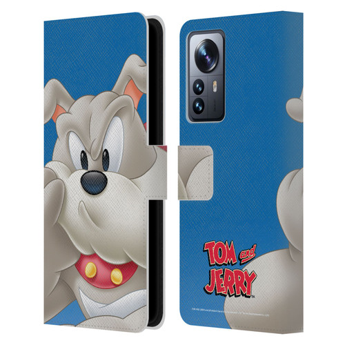 Tom and Jerry Full Face Spike Leather Book Wallet Case Cover For Xiaomi 12 Pro