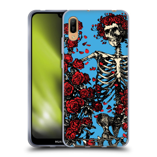 Grateful Dead Trends Bertha Skull Roses Soft Gel Case for Huawei Y6 Pro (2019)