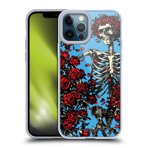 Grateful Dead Trends Bertha Skull Roses Soft Gel Case for Apple iPhone 12 Pro Max & MagSafe