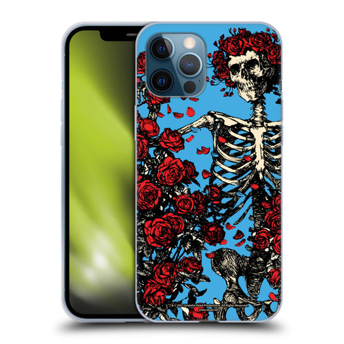 Grateful Dead Trends Bertha Skull Roses Soft Gel Case for Apple iPhone 12 Pro Max