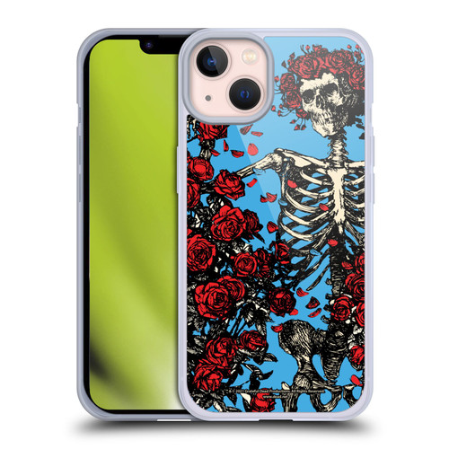 Grateful Dead Trends Bertha Skull Roses Soft Gel Case for Apple iPhone 13 & MagSafe