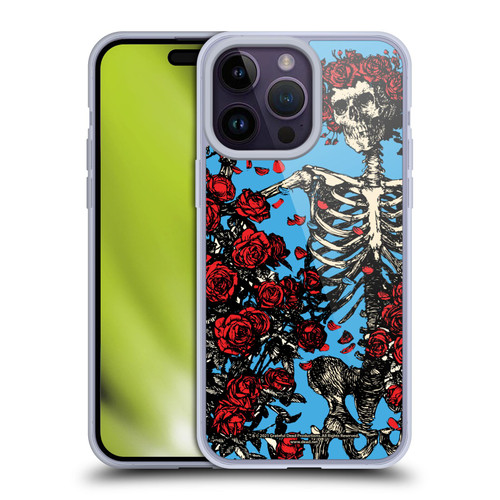Grateful Dead Trends Bertha Skull Roses Soft Gel Case for Apple iPhone 14 Pro Max & MagSafe