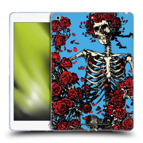 Grateful Dead Trends Bertha Skull Roses Soft Gel Case for Apple iPad 10.2 2019/2020/2021