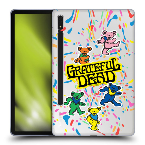 Grateful Dead Trends Bear Color Splatter Soft Gel Case for Samsung Galaxy Tab S8
