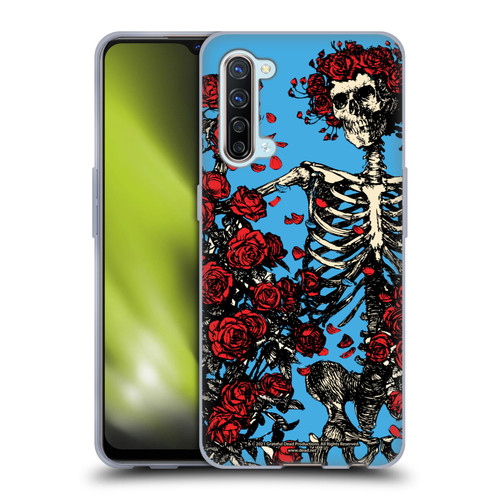 Grateful Dead Trends Bertha Skull Roses Soft Gel Case for OPPO Find X2 Lite 5G