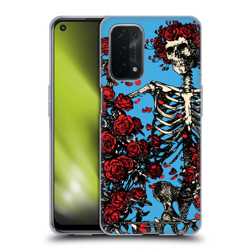 Grateful Dead Trends Bertha Skull Roses Soft Gel Case for OPPO A54 5G