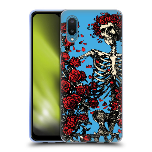 Grateful Dead Trends Bertha Skull Roses Soft Gel Case for Samsung Galaxy A02/M02 (2021)
