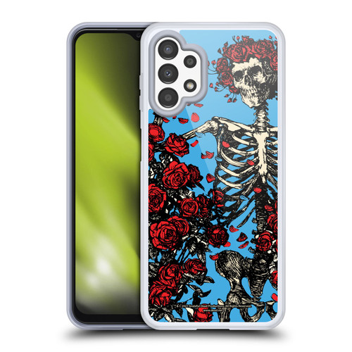 Grateful Dead Trends Bertha Skull Roses Soft Gel Case for Samsung Galaxy A13 (2022)