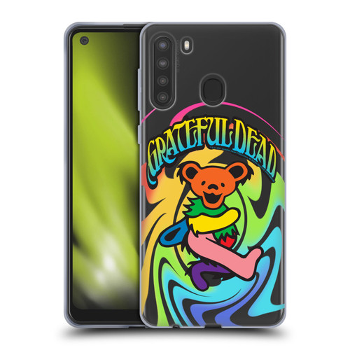 Grateful Dead Trends Bear 2 Soft Gel Case for Samsung Galaxy A21 (2020)