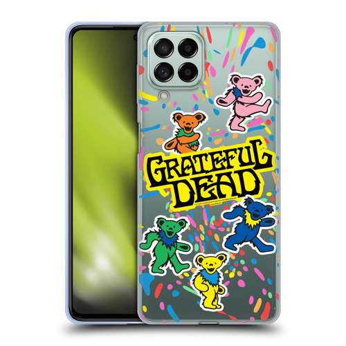 Grateful Dead Trends Bear Color Splatter Soft Gel Case for Samsung Galaxy M53 (2022)