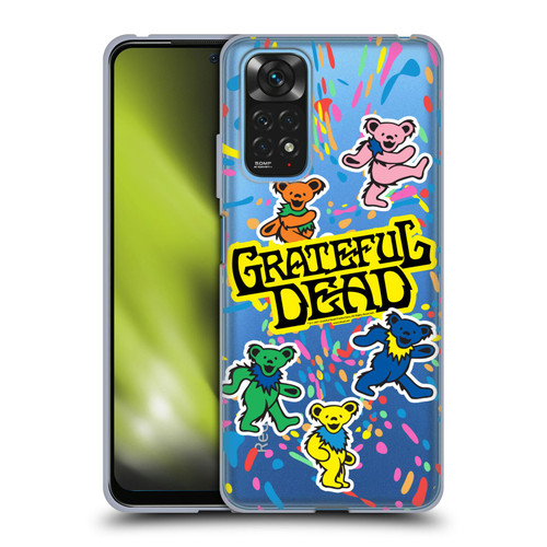 Grateful Dead Trends Bear Color Splatter Soft Gel Case for Xiaomi Redmi Note 11 / Redmi Note 11S