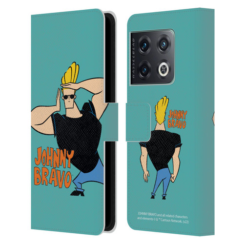 Johnny Bravo Graphics Character Leather Book Wallet Case Cover For OnePlus 10 Pro