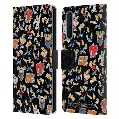 Johnny Bravo Graphics Pattern Leather Book Wallet Case Cover For OnePlus Nord 5G