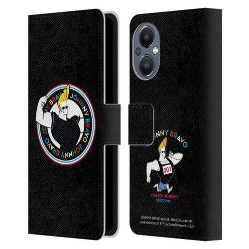 Johnny Bravo Graphics Logo Leather Book Wallet Case Cover For OnePlus Nord N20 5G