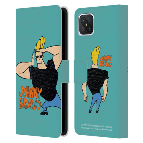 Johnny Bravo Graphics Character Leather Book Wallet Case Cover For OPPO Reno4 Z 5G