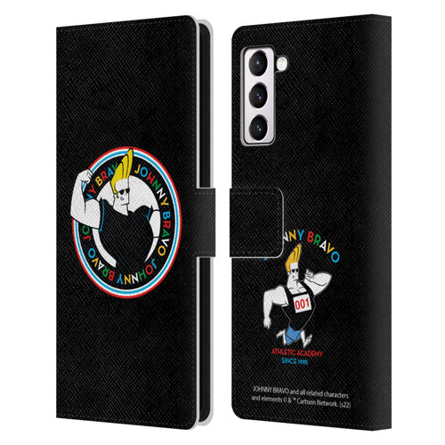 Johnny Bravo Graphics Logo Leather Book Wallet Case Cover For Samsung Galaxy S21+ 5G