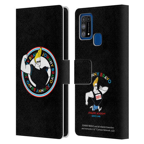 Johnny Bravo Graphics Logo Leather Book Wallet Case Cover For Samsung Galaxy M31 (2020)