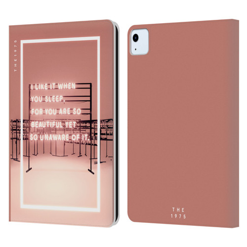 The 1975 Songs I Like It When You Sleep Leather Book Wallet Case Cover For Apple iPad Air 2020 / 2022