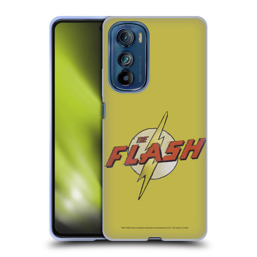 The Flash DC Comics Fast Fashion Logo Soft Gel Case for Motorola Edge 30