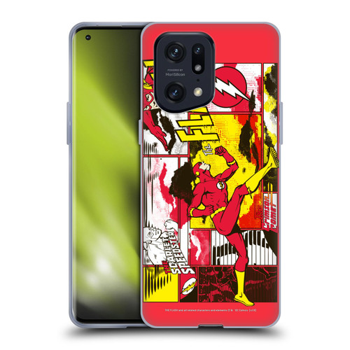 The Flash DC Comics Fast Fashion Pop Art Soft Gel Case for OPPO Find X5 Pro