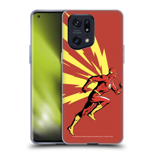 The Flash DC Comics Fast Fashion Running Soft Gel Case for OPPO Find X5 Pro