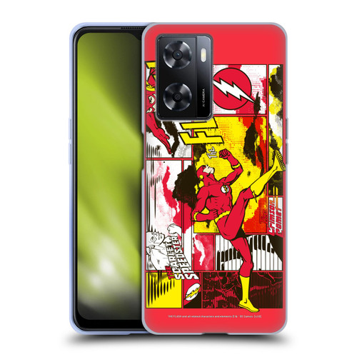 The Flash DC Comics Fast Fashion Pop Art Soft Gel Case for OPPO A57s